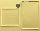 1 Large Size Rectangle Clear Acrylic Stamp Block Rectangle Only - Acrylic Mount