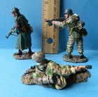 3 King   Country 60mm Painted Metal Wwii German Waffen Ss Toy Soldiers Ws063