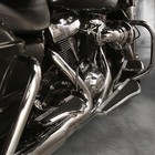 Defiance Chrome Floorboards For Harley Touring Softail Heel-toe Shift Lever Pegs