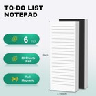 Fridge Magnetic Notepads 180 Sheets Full Magnet Back Grocery List Memo Pad New