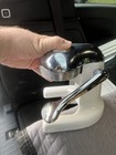 Vintage 1940s Juice King Manual Enamel Juicer Press White chrome