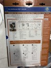 Petsafe Freedom Aluminum Pet Door  White Medium Dog Size Nib 8 7 8    X 13 3 4    H