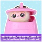Peekimo  Interactive Pet   Wearable Accessory  100  Sounds   Reactions  Pink