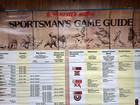 Vintage Winchester Sportsman s Game Guide Gun Store Display Advertising Poster