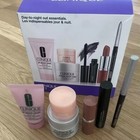 Clinique 6-pc Skincare Makeup Day To Night Essential Travel Gift Set New Sealed