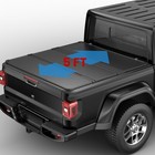 5ft 3-fold Hard Truck Bed Tonneau Cover For 2020-2026 Jeep Gladiator Waterproof