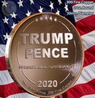  trump - Train  1 Oz  999 Copper Round  2 In The Trump Series