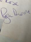      Vintage Roger Moore Signed James Bond Autograph Album Page 100  Authentic     