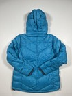 Cabela s Jacket Youth Small Blue Goose Down 650 Fill Hooded Winter Puffer Zip