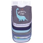Baby Unisex Baby Cotton Bibs  Dino  One Size
