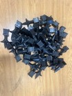Lot Of 50 Black Plastic  3 4 Inch Picket Fence Finials