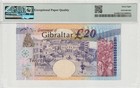 I-001519 Gibraltar 20 Pounds 2004  Pmg 68 Epq  Almost Top Pop