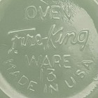 Fire King By Anchor Hocking Jadeite Jane Ray 12pc Dinner Starter Set 1946-65 Usa