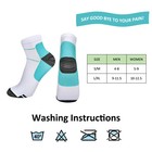 3 Pairs Sports Compression Socks Ankle Support Pain Relief Non-slip Sweat Absorb