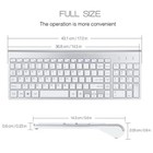 2 4g Wireless Keyboard Mouse Bundles For Apple Imac And Pc Laptop Full Size Slim