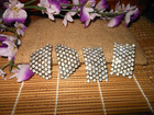 2 Pair 7 Row Vintage Rhinestone Shoe Clips   Musi   Tip Toe