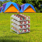 4 Tier Can Rack Organizer Beverage Food Can Dispenser Holder Holds Up To 48 Cans