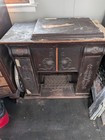 Vintage Singer Sewing Machine In Original Sewing Cabinet 