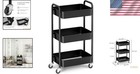 3-tier Rolling Metal Storage Organizer