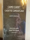 New Girls Camo Army Cadet Camouflage Halloween Costume Hat   Dress Xl 10-14
