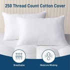 Hypoallergenic Side Sleeper Queen standard Pillow- Soft And Cooling - Hotel Q   