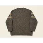 Vintage 90s Abercrombie   Fitch 100  Wool Sweater Mens Xl Brown Fair Isle Knit