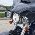 Passing Turn Signal Fog Light Bracket Fit For Harley Touring Street Glide 94-24