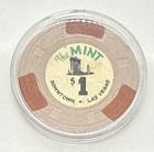 The Mint Hotel -  1 Casino Chip - Las Vegas Nv Nevada - H c Cj 1969