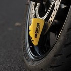 Oxford Screamer 7 Motorcycle Disc Lock Alarm 7mm Motorbike Scooter Yellow New
