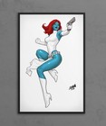 Mystique X-men Marvel Comics Mutant Villain Art Print Poster Wall Decor 11x17
