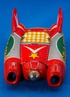 Rare Vintage Mitsuhashi M Japan Tin Space Racer Gold Star Friction Toy - Works 