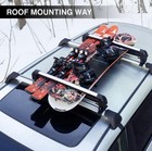 Folding Hitch Mounted Ski   Snowboard Rack Hold 4 Snowboard 6 Skis W anti-theft