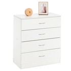 4 Drawers Chests Of Drawers Furniture Storage Cabinet Organizer Unit 2 Colors