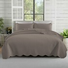 Embossed Quilt Bedding Set Reversible Bedspread Coverlet Throw Twin Queen King