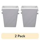 Rectangular Laundry Basket Hamper W  Removable Liner 2 Pack Portable Sorter New