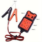 4   5 Pin 12v Relay Tester For Car-professional Auto Automotive W  Battery Clips