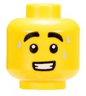       new Lego Male Guy Boy Man Minifig Minifigure Head People Face Huh