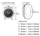   near Mint   Vintage 1960s Omega Seamaster De Ville Cal 565 Automatic 34mm Mens