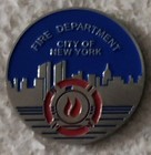 Ladder-8 Tribeca New York Fire Department Ghost Busters Challenge Coin Fdny  Pin