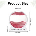Moving Sand Art Liquid Motion  12  Sand Art Display  Pink white Frame 