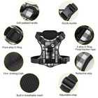 Service Dog Harness  Reflective Dog Vest Harness With 5 Pcs Patches  Adjustab   