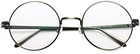 Pro Acme Round Metal Glasses Clear Lens Retro Eyewear   Non-prescription Lenses 
