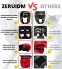 3-in-1 Boxing Gloves And Headgear Set For Kids Adults Sparring Gear Safety He   