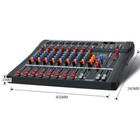8 Channel Usb Bluetooth Live Studio Audio Mixer Power Mixing Console Board W usb