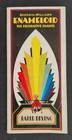 1938  Vintage Sherwin-williams Enameloid Paint Sample Ad Brochure