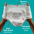 Pampers Swaddler 360 Disposable Baby Diapers Size 4  104ct Stretch Waistband