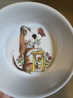 Oneida 1972 Grover Basset Hound Kid Bowl   Basset Hound Pioneer Woman Bag Saver 
