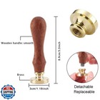 Craspire Christmas Sock Wax Seal Stamp Candy Gift Sealing Stamp 3