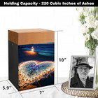 Cremation Urns For Human Ashes Adult Male Female  Wooden Urns Box And Casket For