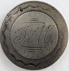 1853 Seated Liberty Quarter Phila  Mint Rare Victorian Era Silver Love Token